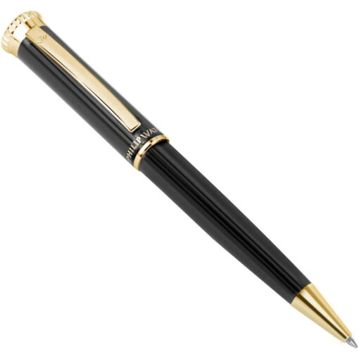Penna Uomo Philip Watch J820620. Penna laccata nera con dettagli in oro giallo. Spedita in confezione originale Philip Watch