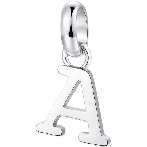 Charm donna Brosway Tres Jolie Mini BTJM194 Realizzato in acciaio anallergico, a forma di lettera A. Questo charm è compatibile con le basi (bracciali e collane) pubblicate.
