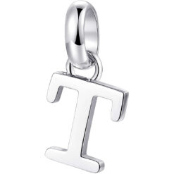 Charm donna Brosway Tres Jolie Mini BTJM213 Realizzato in acciaio anallergico, a forma di lettera T. Questo charm è compatibile con le basi (bracciali e collane) pubblicate.