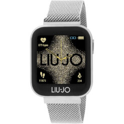Orologio unisex Liujo Smartwatch Silver SWLJ001 Realizzato in metallo e plastica. Il cinturino è in metallo. Le dimensioni della cassa sono: 39x34x11mm. L'orologio è waterproof: ip68. La versione bluetooth è bt4. 2. La cpu è nrf52832. La batteria è 170 mah li-polymer. I sistemi compatibili sono: android 5. 0 o versioni superiori o ios 9 o versioni superiori. Il display è 1. 4" color ips full touch 320x320px completamente touch. La distanza di comunicazione è circa 10 metri. È presente avviso chiamata e notifica. Le altre funzioni sono: pedometro,freq. Cardiaca,relax (esercizi di respirazione), saturazione,wriste sense, calorie, distanza, cronometro, meteo, sleep monitor, sveglia, sedentary reminder, sport, avviso bere, music remote control, scatto, ricerca smartphone, sfondo personalizzabile.