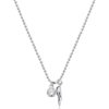 Collana donna Brosway Desideri BEIN008 Materiale: Acciaio anallergico e cristallo bianco. Lunghezza collana: 43cm. Confezione: Originale Brosway. Garanzia: 2 anni ufficiale Brosway.