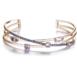 Bracciale donna Brosway Affinity BFF117 Realizzato in acciaio rosè anallergico, cristalli viola. Lunghezza: 18cm. Garanzia: 2 anni Ufficiale Brosway. Confezione: Originale Brosway.