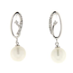 Orecchini donna Perla e Diamanti ORPBRIL15 Questo gioiello fa parte del brand 
