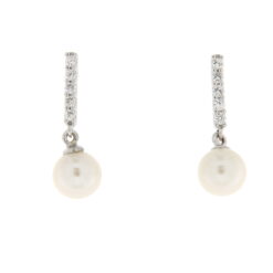 Orecchini donna Perla e Diamanti ORPBRIL3 Questo gioiello fa parte del brand 