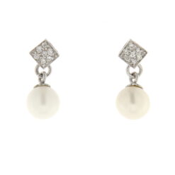 Orecchini donna Perla e Diamanti ORPBRIL4 Questo gioiello fa parte del brand 