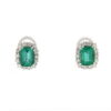 Orecchini donna Smeraldo e Diamanti ORSM2 Questo gioiello fa parte del brand 