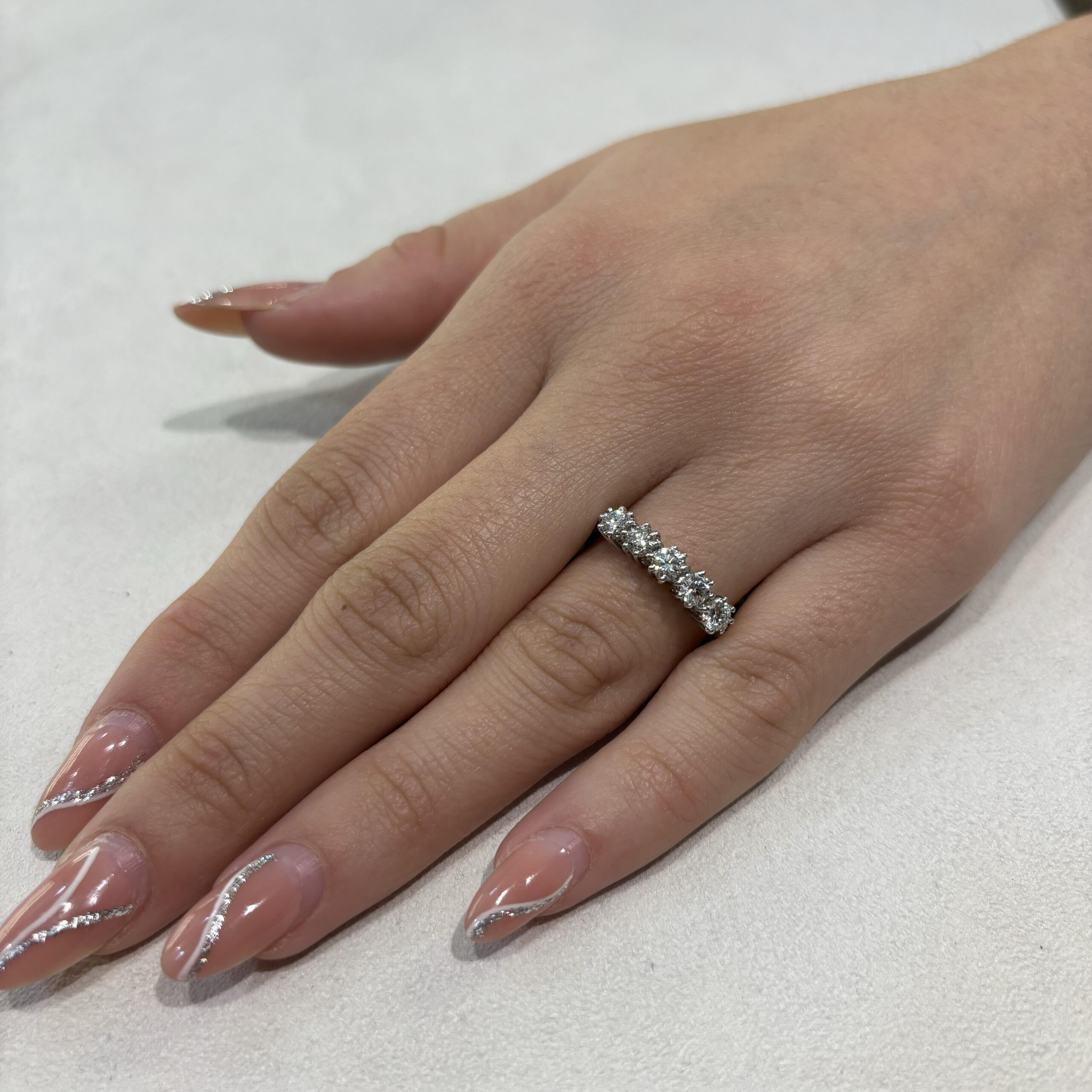 Anello Riviera 0,73ct GVS ANRIV33 - immagine 2
