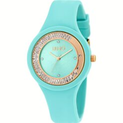 Orologio donna Liujo Dancing Sport Acquamarine Gr TLJ1425 Resistenza all'acqua: 3atm. Dimensione cassa: 38mm. Movimento: Quarzo. Confezione: Originale Liujo. Garanzia: 2 anni Ufficiale Liujo.